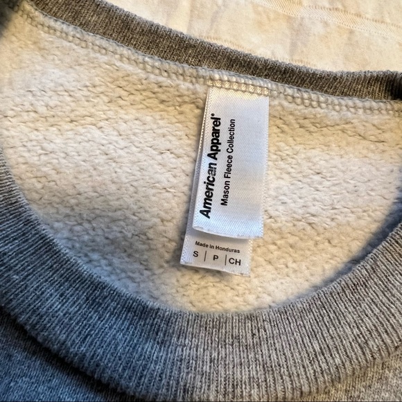 American Apparel Grey Crew Neck - Picture 2 of 2